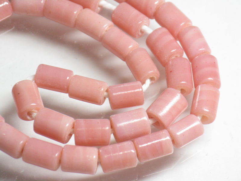 | TOKO-BEADS |AG616N-34 ガラスチューブビーズ（連） 5~6mmとんぼ玉,ビーズ,トンボ玉,アジア,インド,エスニック,手作り,パーツ,アクセサリー