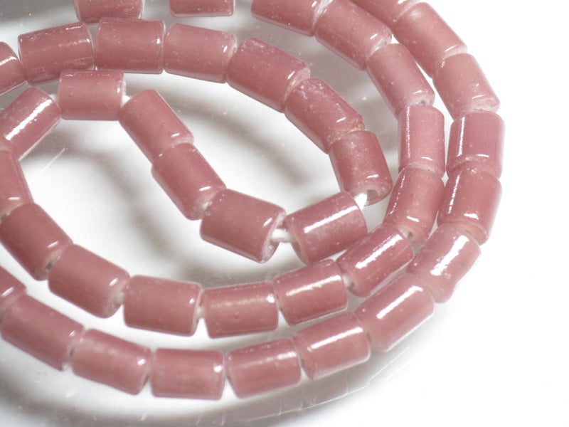 TOKO-BEADS AG616-35N Glass bead (strand) 5~6mm AG616-35N ガラスチューブビーズ（連） 5~6mm Asian bead & African bead  Handmade,Lampeork,bead,asia,india,ethnic,parts,accessory,beads とんぼ玉,ビーズ,トンボ玉,アジア,インド,エスニック,手作り,パーツ,アクセサリー