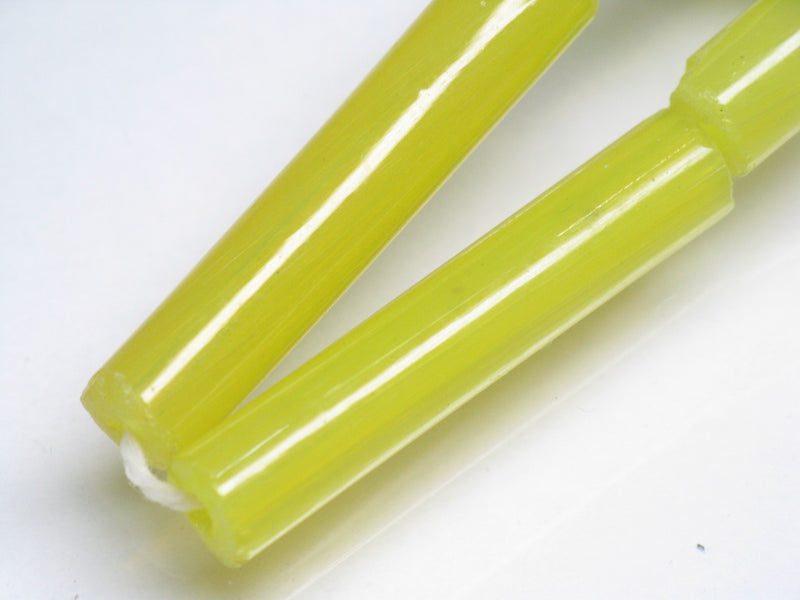 TOKO-BEADS AG852-36N Glass bamboo bead  (L) (strand) 6~7.5mm AG852-36N バンブービーズL（連） 6~7.5mm Asian bead & African bead  Handmade,Lampeork,bead,asia,india,ethnic,parts,accessory,beads とんぼ玉,ビーズ,トンボ玉,アジア,インド,エスニック,手作り,パーツ,アクセサリー