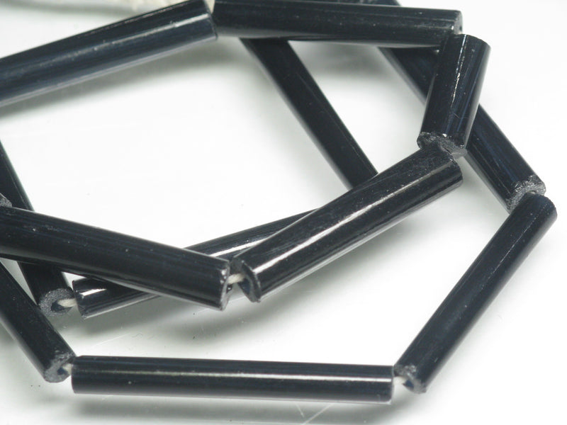 TOKO-BEADS AG852-39N Glass bamboo bead  (L) (strand) 5~7mm AG852-39N バンブービーズL（連） 5~7mm Asian bead & African bead  Handmade,Lampeork,bead,asia,india,ethnic,parts,accessory,beads とんぼ玉,ビーズ,トンボ玉,アジア,インド,エスニック,手作り,パーツ,アクセサリー