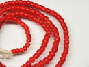 TOKO-BEADS AG853-03 White Heart bead (strand) 4mm AG853-03 ホワイトハートビーズ（連） 4mm Asian bead & African bead  Handmade,Lampeork,bead,asia,india,ethnic,parts,accessory,beads とんぼ玉,ビーズ,トンボ玉,アジア,インド,エスニック,手作り,パーツ,アクセサリー