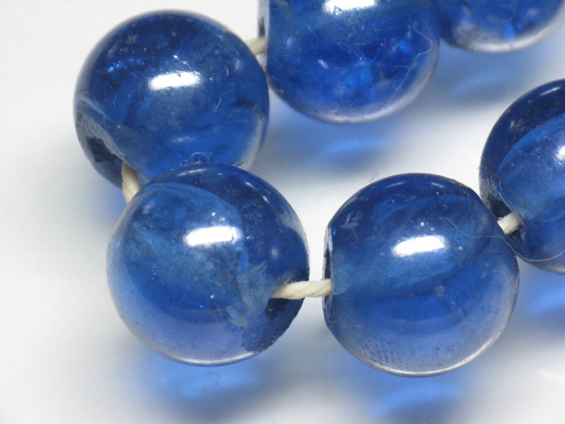 TOKO-BEADS AG893-06N Marble bead (strand) 15~16mm AG893-06N 単色びーだまビーズ（連） 15~16mm Asian bead & African bead  Handmade,Lampeork,bead,asia,india,ethnic,parts,accessory,beads とんぼ玉,ビーズ,トンボ玉,アジア,インド,エスニック,手作り,パーツ,アクセサリー