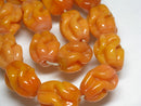 TOKO-BEADS AG896-12N Glass bead (strand) 17~18mm AG896-12N ガラスクリースビーズ(連) 17~18mm Asian bead & African bead  Handmade,Lampeork,bead,asia,india,ethnic,parts,accessory,beads とんぼ玉,ビーズ,トンボ玉,アジア,インド,エスニック,手作り,パーツ,アクセサリー