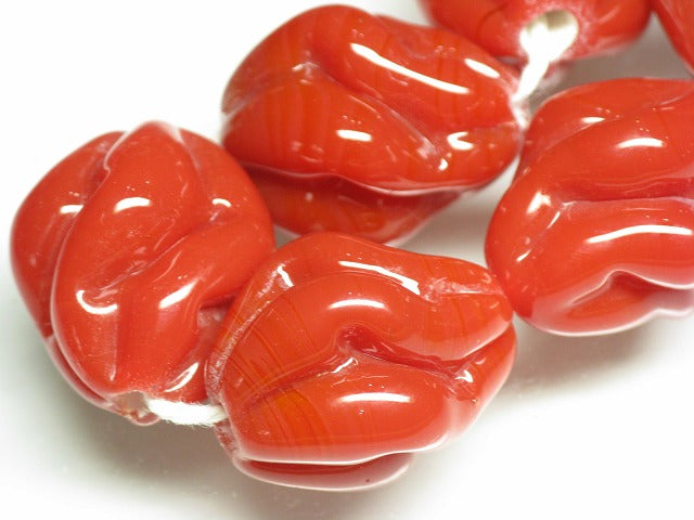 TOKO-BEADS AG896N-23 Glass bead (strand) 18~20mm AG896N-23 ガラスクリースビーズ(連) 18~20mm Asian bead & African bead  Handmade,Lampeork,bead,asia,india,ethnic,parts,accessory,beads とんぼ玉,ビーズ,トンボ玉,アジア,インド,エスニック,手作り,パーツ,アクセサリー