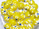 TOKO-BEADS AG903N-33 Glass bead (strand) 11mm AG903N-33 フラワービーズ（連） 11mm Asian bead & African bead  Handmade,Lampeork,bead,asia,india,ethnic,parts,accessory,beads とんぼ玉,ビーズ,トンボ玉,アジア,インド,エスニック,手作り,パーツ,アクセサリー