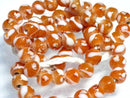 TOKO-BEADS AG903N-77 Glass bead (strand) 7.5~8.5mm AG903N-77 とんぼ玉（連） 7.5~8.5mm Asian bead & African bead  Handmade,Lampeork,bead,asia,india,ethnic,parts,accessory,beads とんぼ玉,ビーズ,トンボ玉,アジア,インド,エスニック,手作り,パーツ,アクセサリー