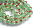 TOKO-BEADS AG903-96N Glass bead (strand) 9~10mm AG903-96N とんぼ玉（連） 9~10mm Asian bead & African bead  Handmade,Lampeork,bead,asia,india,ethnic,parts,accessory,beads とんぼ玉,ビーズ,トンボ玉,アジア,インド,エスニック,手作り,パーツ,アクセサリー