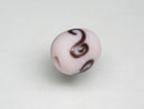 TOKO-BEADS AG904-50N Glass bead (strand) 11mm AG904-50N リボン模様のとんぼ玉（連） 11mm Asian bead & African bead  Handmade,Lampeork,bead,asia,india,ethnic,parts,accessory,beads とんぼ玉,ビーズ,トンボ玉,アジア,インド,エスニック,手作り,パーツ,アクセサリー