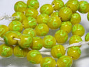 TOKO-BEADS AG904N-57 Glass bead (strand) 11mm AG904N-57 リボン模様のとんぼ玉（連） 11mm Asian bead & African bead  Handmade,Lampeork,bead,asia,india,ethnic,parts,accessory,beads とんぼ玉,ビーズ,トンボ玉,アジア,インド,エスニック,手作り,パーツ,アクセサリー