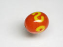 TOKO-BEADS AG904-58 Glass bead 11mm AG904-58 リボン模様のとんぼ玉 11mm Asian bead & African bead  Handmade,Lampeork,bead,asia,india,ethnic,parts,accessory,beads とんぼ玉,ビーズ,トンボ玉,アジア,インド,エスニック,手作り,パーツ,アクセサリー