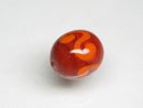 TOKO-BEADS AG904-59N Glass bead (strand) 11mm AG904-59N リボン模様のとんぼ玉（連） 11mm Asian bead & African bead  Handmade,Lampeork,bead,asia,india,ethnic,parts,accessory,beads とんぼ玉,ビーズ,トンボ玉,アジア,インド,エスニック,手作り,パーツ,アクセサリー