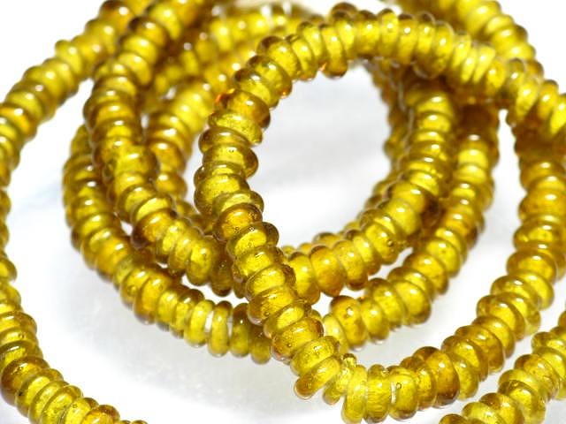 TOKO-BEADS AG906N-75 Glass Seed bead (strand) 6mm AG906N-75 リングシードビーズ（連） 6mm Asian bead & African bead  Handmade,Lampeork,bead,asia,india,ethnic,parts,accessory,beads とんぼ玉,ビーズ,トンボ玉,アジア,インド,エスニック,手作り,パーツ,アクセサリー