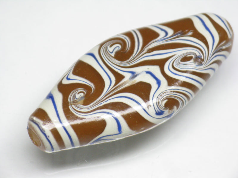 TOKO-BEADS AG914-09 Lip shaped glass bead 17~18mm AG914-09 リップ型ガラスビーズ 17~18mm Asian bead & African bead  Handmade,Lampeork,bead,asia,india,ethnic,parts,accessory,beads とんぼ玉,ビーズ,トンボ玉,アジア,インド,エスニック,手作り,パーツ,アクセサリー