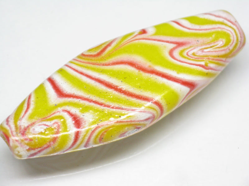 TOKO-BEADS AG914-11 Lip shaped glass bead 17~18mm AG914-11 リップ型ガラスビーズ 17~18mm Asian bead & African bead  Handmade,Lampeork,bead,asia,india,ethnic,parts,accessory,beads とんぼ玉,ビーズ,トンボ玉,アジア,インド,エスニック,手作り,パーツ,アクセサリー