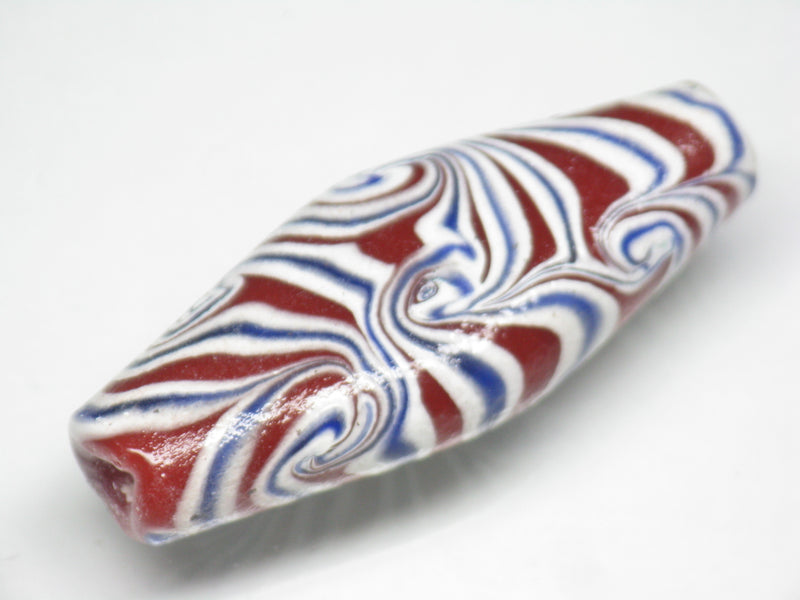 TOKO-BEADS AG914-14 Lip shaped glass bead 17~18mm AG914-14 リップ型ガラスビーズ 17~18mm Asian bead & African bead  Handmade,Lampeork,bead,asia,india,ethnic,parts,accessory,beads とんぼ玉,ビーズ,トンボ玉,アジア,インド,エスニック,手作り,パーツ,アクセサリー