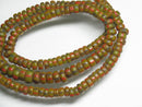 TOKO-BEADS AG915-08 Small  glass tube bead (strand) 4~7mm AG915-08 微小チューブ型とんぼ玉（連） 4~7mm Asian bead & African bead  Handmade,Lampeork,bead,asia,india,ethnic,parts,accessory,beads とんぼ玉,ビーズ,トンボ玉,アジア,インド,エスニック,手作り,パーツ,アクセサリー