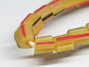 TOKO-BEADS AG915N-83 Glass bead (strand) 5~6mm AG915N-83 角形ストライプガラスビーズ（連） 5~6mm Asian bead & African bead  Handmade,Lampeork,bead,asia,india,ethnic,parts,accessory,beads とんぼ玉,ビーズ,トンボ玉,アジア,インド,エスニック,手作り,パーツ,アクセサリー
