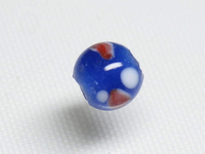 TOKO-BEADS AG916-45 Glass bead 7mm AG916-45 とんぼ玉 7mm Asian bead & African bead  Handmade,Lampeork,bead,asia,india,ethnic,parts,accessory,beads とんぼ玉,ビーズ,トンボ玉,アジア,インド,エスニック,手作り,パーツ,アクセサリー