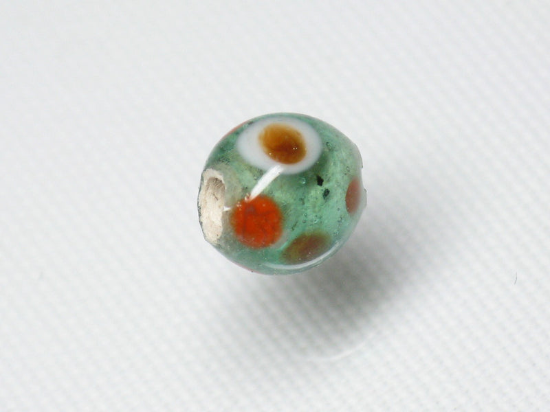 TOKO-BEADS AG916-46 Glass bead 7mm AG916-46 とんぼ玉 7mm Asian bead & African bead  Handmade,Lampeork,bead,asia,india,ethnic,parts,accessory,beads とんぼ玉,ビーズ,トンボ玉,アジア,インド,エスニック,手作り,パーツ,アクセサリー