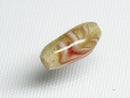 TOKO-BEADS AG916-85 Arrow feather pattern glass bead 5.5mm AG916-85 矢羽模様とんぼ玉 5.5mm Asian bead & African bead  Handmade,Lampeork,bead,asia,india,ethnic,parts,accessory,beads とんぼ玉,ビーズ,トンボ玉,アジア,インド,エスニック,手作り,パーツ,アクセサリー