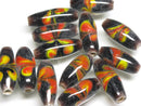 TOKO-BEADS AG917-04 Glass bead 8.5mm AG917-04 フラワービーズ 8.5mm Asian bead & African bead  Handmade,Lampeork,bead,asia,india,ethnic,parts,accessory,beads とんぼ玉,ビーズ,トンボ玉,アジア,インド,エスニック,手作り,パーツ,アクセサリー