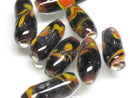 TOKO-BEADS AG917-40 Glass bead 7.5mm AG917-40 フラワービーズ 7.5mm Asian bead & African bead  Handmade,Lampeork,bead,asia,india,ethnic,parts,accessory,beads とんぼ玉,ビーズ,トンボ玉,アジア,インド,エスニック,手作り,パーツ,アクセサリー