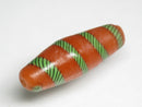 TOKO-BEADS AG918-94 Glass bead 10~11mm AG918-94 ストライプ柄とんぼ玉 10~11mm Asian bead & African bead  Handmade,Lampeork,bead,asia,india,ethnic,parts,accessory,beads とんぼ玉,ビーズ,トンボ玉,アジア,インド,エスニック,手作り,パーツ,アクセサリー