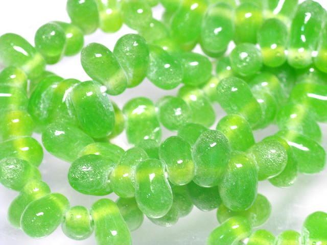 TOKO-BEADS AG920N-89 Glass bead (strand) 8~12mm AG920N-89 しずく型ビーズ（連） 8~12mm Asian bead & African bead  Handmade,Lampeork,bead,asia,india,ethnic,parts,accessory,beads とんぼ玉,ビーズ,トンボ玉,アジア,インド,エスニック,手作り,パーツ,アクセサリー