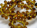 TOKO-BEADS AG920N-92 Glass bead (strand) 8~12mm AG920N-92 しずく型ビーズ（連） 8~12mm Asian bead & African bead  Handmade,Lampeork,bead,asia,india,ethnic,parts,accessory,beads とんぼ玉,ビーズ,トンボ玉,アジア,インド,エスニック,手作り,パーツ,アクセサリー