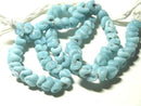 TOKO-BEADS AG921N-56 Glass wave bead (strand) 6~7mm AG921N-56 スモールウェイブビーズ（連） 6~7mm Asian bead & African bead  Handmade,Lampeork,bead,asia,india,ethnic,parts,accessory,beads とんぼ玉,ビーズ,トンボ玉,アジア,インド,エスニック,手作り,パーツ,アクセサリー