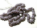 TOKO-BEADS AG921N-62 Glass wave bead (strand) 6~7mm AG921N-62 スモールウェイブビーズ（連） 6~7mm Asian bead & African bead  Handmade,Lampeork,bead,asia,india,ethnic,parts,accessory,beads とんぼ玉,ビーズ,トンボ玉,アジア,インド,エスニック,手作り,パーツ,アクセサリー