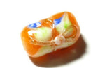 TOKO-BEADS AG923-12 Glass bead 8~8.5mm AG923-12 フラワービーズ 8~8.5mm Asian bead & African bead  Handmade,Lampeork,bead,asia,india,ethnic,parts,accessory,beads とんぼ玉,ビーズ,トンボ玉,アジア,インド,エスニック,手作り,パーツ,アクセサリー