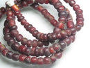TOKO-BEADS AG924-96 White Heart bead (strand) 5~8mm AG924-96 ホワイトハートビーズ（連） 5~8mm Asian bead & African bead  Handmade,Lampeork,bead,asia,india,ethnic,parts,accessory,beads とんぼ玉,ビーズ,トンボ玉,アジア,インド,エスニック,手作り,パーツ,アクセサリー