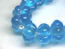 TOKO-BEADS AG925-02N Glass bead (strand) 18~20mm AG925-02N 花弁型ガラスビーズ（連） 18~20mm Asian bead & African bead  Handmade,Lampeork,bead,asia,india,ethnic,parts,accessory,beads とんぼ玉,ビーズ,トンボ玉,アジア,インド,エスニック,手作り,パーツ,アクセサリー