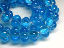 TOKO-BEADS AG925-02N Glass bead (strand) 18~20mm AG925-02N 花弁型ガラスビーズ（連） 18~20mm Asian bead & African bead  Handmade,Lampeork,bead,asia,india,ethnic,parts,accessory,beads とんぼ玉,ビーズ,トンボ玉,アジア,インド,エスニック,手作り,パーツ,アクセサリー