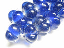 TOKO-BEADS AG925-04N Glass bead (strand) 18~20mm AG925-04N 花弁型ガラスビーズ（連） 18~20mm Asian bead & African bead  Handmade,Lampeork,bead,asia,india,ethnic,parts,accessory,beads とんぼ玉,ビーズ,トンボ玉,アジア,インド,エスニック,手作り,パーツ,アクセサリー