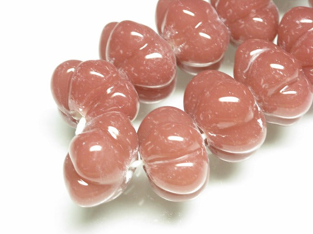 TOKO-BEADS AG925-09N Glass bead (strand) 18~20mm AG925-09N 花弁型ガラスビーズ（連） 18~20mm Asian bead & African bead  Handmade,Lampeork,bead,asia,india,ethnic,parts,accessory,beads とんぼ玉,ビーズ,トンボ玉,アジア,インド,エスニック,手作り,パーツ,アクセサリー