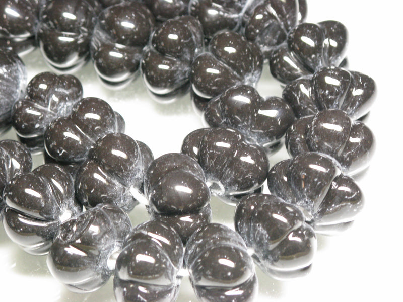 TOKO-BEADS AG925-11N Glass bead (strand) 18~20mm AG925-11N 花弁型ガラスビーズ（連） 18~20mm Asian bead & African bead  Handmade,Lampeork,bead,asia,india,ethnic,parts,accessory,beads とんぼ玉,ビーズ,トンボ玉,アジア,インド,エスニック,手作り,パーツ,アクセサリー
