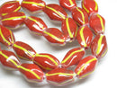 TOKO-BEADS AG926N-51 Glass bead (strand) 12~13mm AG926N-51 柄付ひし形とんぼ玉（連） 12~13mm Asian bead & African bead  Handmade,Lampeork,bead,asia,india,ethnic,parts,accessory,beads とんぼ玉,ビーズ,トンボ玉,アジア,インド,エスニック,手作り,パーツ,アクセサリー