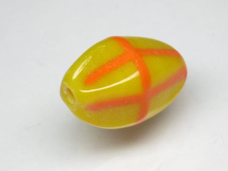 TOKO-BEADS AG926S-49 Glass bead 12~13mm AG926S-49 柄付ひし形とんぼ玉 12~13mm Asian bead & African bead  Handmade,Lampeork,bead,asia,india,ethnic,parts,accessory,beads とんぼ玉,ビーズ,トンボ玉,アジア,インド,エスニック,手作り,パーツ,アクセサリー