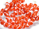 TOKO-BEADS AG927N-49 Glass bead (strand) 8~9mm AG927N-49 とんぼ玉（連） 8~9mm Asian bead & African bead  Handmade,Lampeork,bead,asia,india,ethnic,parts,accessory,beads とんぼ玉,ビーズ,トンボ玉,アジア,インド,エスニック,手作り,パーツ,アクセサリー