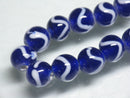 TOKO-BEADS AG927-51N Glass bead (strand) 8~9mm AG927-51N ウェイブライン柄とんぼ玉（連） 8~9mmAG927-51N Glass bead (strand) 8~9mmHandmade,Lampeork,bead,asia,india,ethnic,parts,accessory,beads| TOKO-BEADS |AG927-51N Glass bead (strand) 8~9mm Asian bead & African bead  Handmade,Lampeork,bead,asia,india,ethnic,parts,accessory,beads とんぼ玉,ビーズ,トンボ玉,アジア,インド,エスニック,手作り,パーツ,アクセサリー