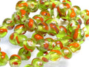 TOKO-BEADS AG927N-72 Glass bead (strand) 8~9mm AG927N-72 とんぼ玉（連） 8~9mm Asian bead & African bead  Handmade,Lampeork,bead,asia,india,ethnic,parts,accessory,beads とんぼ玉,ビーズ,トンボ玉,アジア,インド,エスニック,手作り,パーツ,アクセサリー