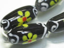 TOKO-BEADS AG929-36N Glass bead (strand) 13mm AG929-36N フラワービーズ（連） 13mm Asian bead & African bead  Handmade,Lampeork,bead,asia,india,ethnic,parts,accessory,beads とんぼ玉,ビーズ,トンボ玉,アジア,インド,エスニック,手作り,パーツ,アクセサリー