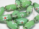 TOKO-BEADS AG929-37N Glass bead (strand) 13mm AG929-37N フラワービーズ（連） 13mm Asian bead & African bead  Handmade,Lampeork,bead,asia,india,ethnic,parts,accessory,beads とんぼ玉,ビーズ,トンボ玉,アジア,インド,エスニック,手作り,パーツ,アクセサリー