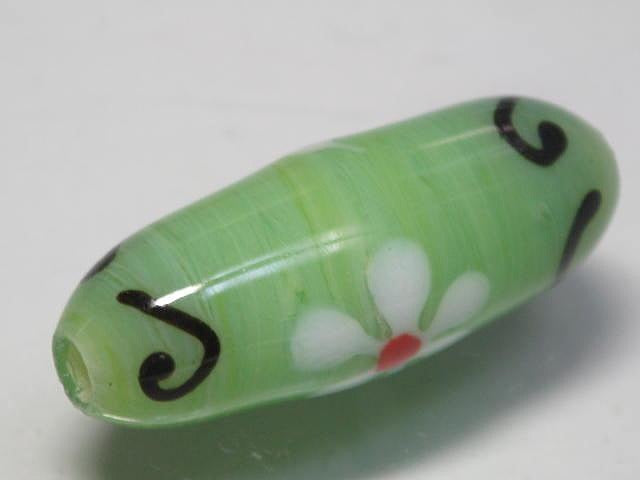 TOKO-BEADS AG929-37S Glass bead 13mm AG929-37S フラワービーズ 13mm Asian bead & African bead  Handmade,Lampeork,bead,asia,india,ethnic,parts,accessory,beads とんぼ玉,ビーズ,トンボ玉,アジア,インド,エスニック,手作り,パーツ,アクセサリー