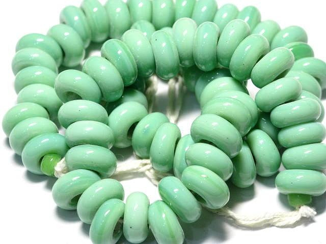 TOKO-BEADS AG933N-10 Glass bead (strand) 11~12mm AG933N-10 リング型ビーズ（連） 11~12mm Asian bead & African bead  Handmade,Lampeork,bead,asia,india,ethnic,parts,accessory,beads とんぼ玉,ビーズ,トンボ玉,アジア,インド,エスニック,手作り,パーツ,アクセサリー