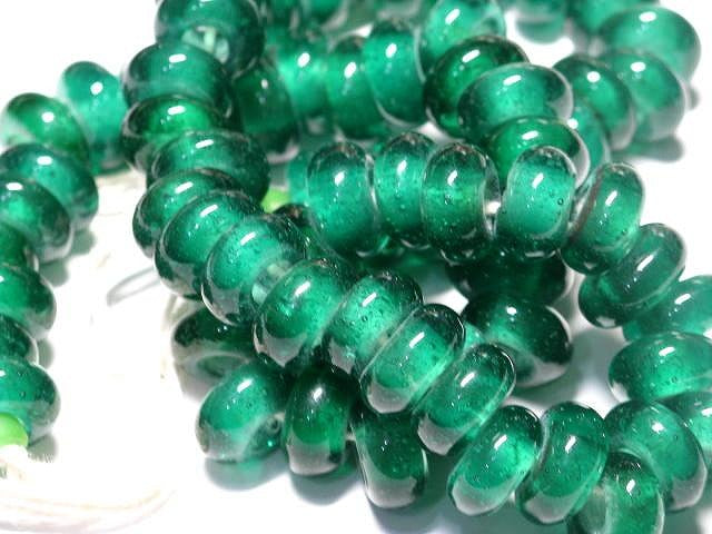 TOKO-BEADS AG933N-11 Glass bead (strand) 11~12mm AG933N-11 リング型ビーズ（連） 11~12mm Asian bead & African bead  Handmade,Lampeork,bead,asia,india,ethnic,parts,accessory,beads とんぼ玉,ビーズ,トンボ玉,アジア,インド,エスニック,手作り,パーツ,アクセサリー