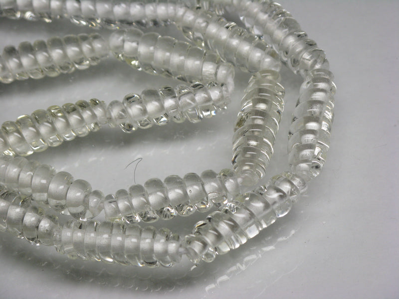 TOKO-BEADS AG934N-85 Glass bead (strand) 7.5~8mm AG934N-85 トゥイストビーズ（連） 7.5~8mm Asian bead & African bead  Handmade,Lampeork,bead,asia,india,ethnic,parts,accessory,beads とんぼ玉,ビーズ,トンボ玉,アジア,インド,エスニック,手作り,パーツ,アクセサリー