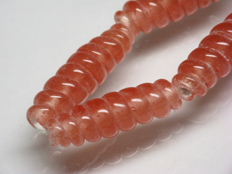 TOKO-BEADS AG934N-86 Glass bead (strand) 7.5~8mm AG934N-86 トゥイストビーズ（連） 7.5~8mm Asian bead & African bead  Handmade,Lampeork,bead,asia,india,ethnic,parts,accessory,beads とんぼ玉,ビーズ,トンボ玉,アジア,インド,エスニック,手作り,パーツ,アクセサリー